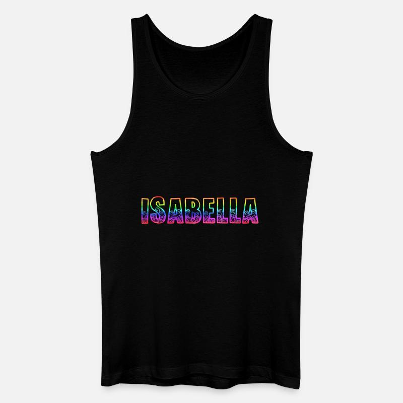 isabella rs rainbow - Männer Bio Tank Top - Schwarz