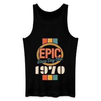 Legendary since 1970 - Men’s Organic Tank Top - black - Front