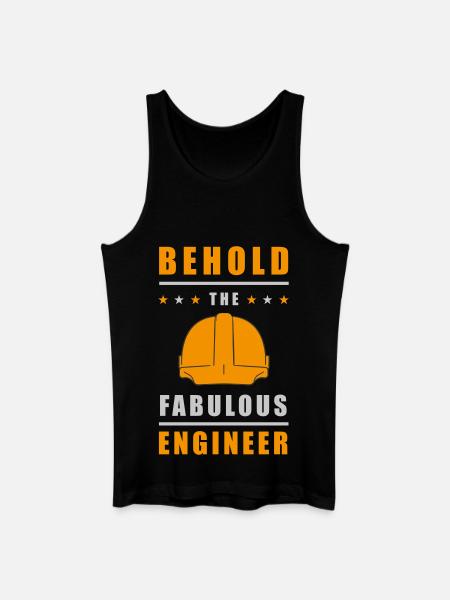 Fabulous Engineer Helmet - Men’s Organic Tank Top - black