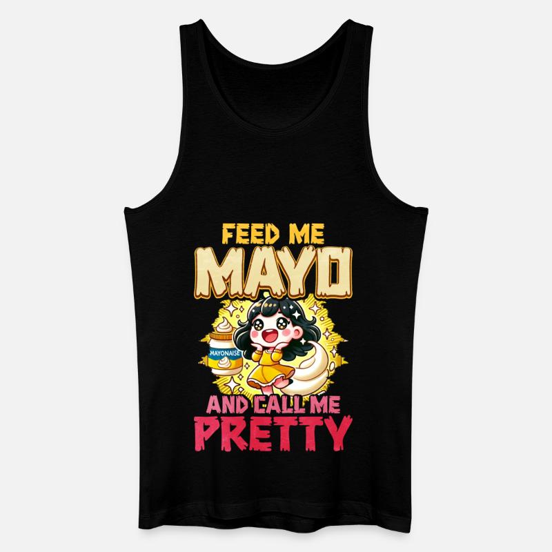 Mayonnaise - Männer Bio Tank Top - Schwarz