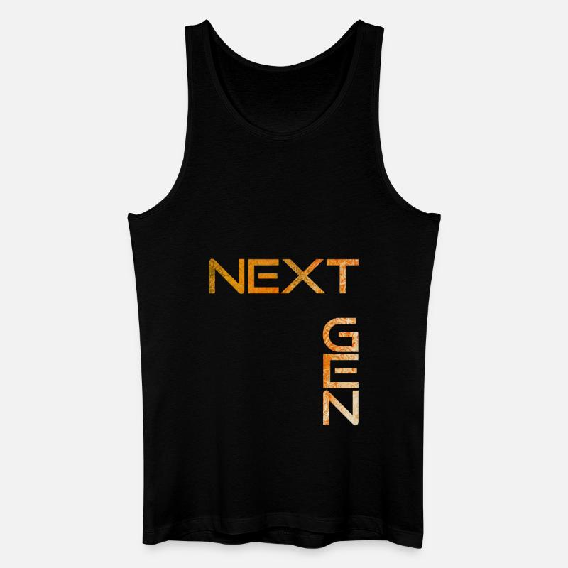 NEXT GEN - Männer Bio Tank Top - Schwarz