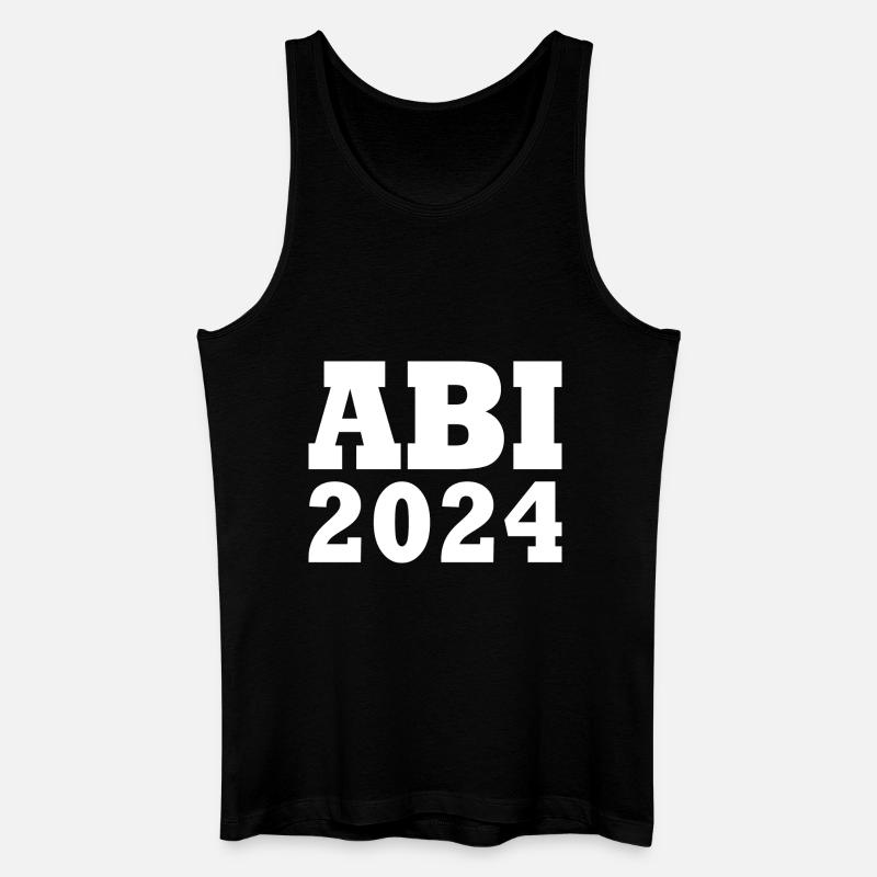 Abi 2024 - Männer Bio Tank Top - Schwarz