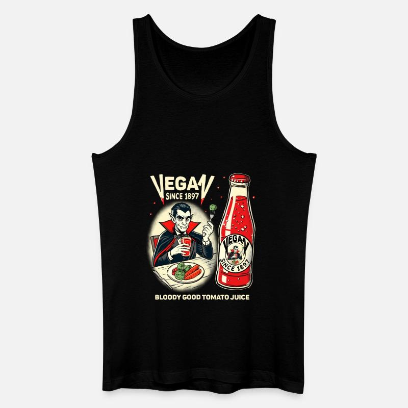 Vegan seit 1897 - Männer Bio Tank Top - Schwarz