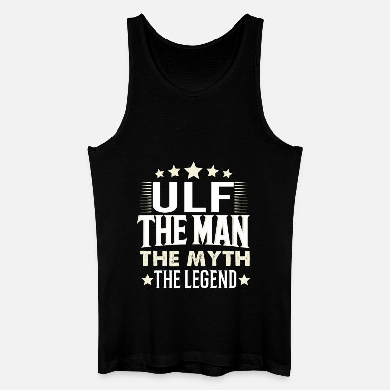 Ulf - Männer Bio Tank Top - Schwarz