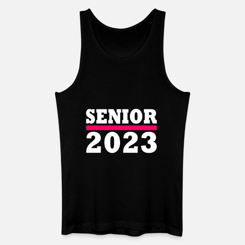 Senior 2023 - Männer Bio Tank Top - Schwarz