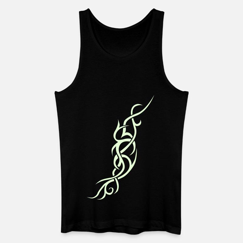 tribal - Männer Bio Tank Top - Schwarz
