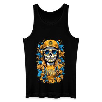 Sugar Skull - Men’s Organic Tank Top - black - Front