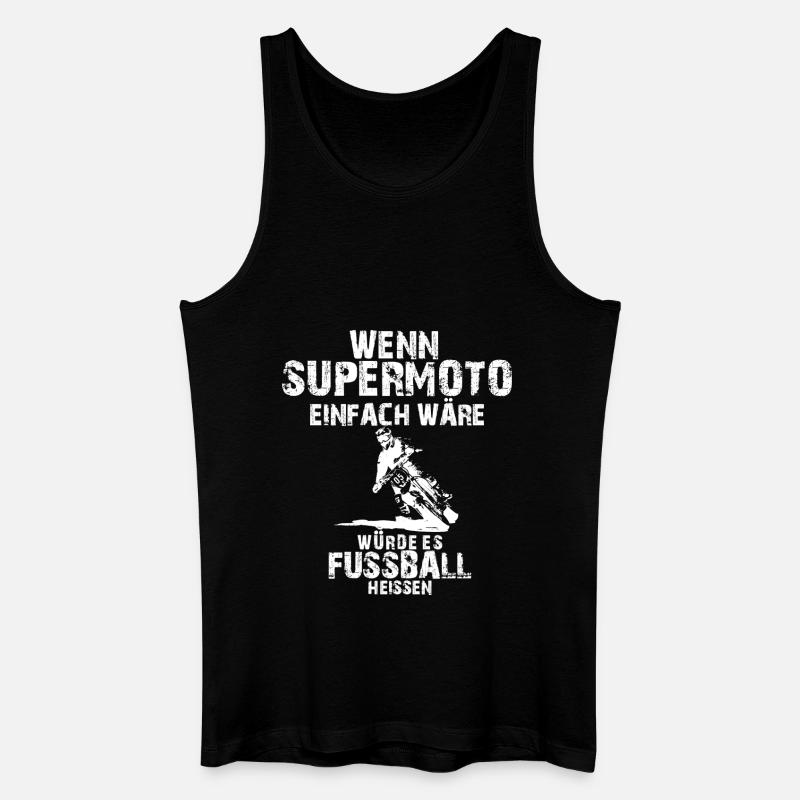 MX-Was sonst: SM Einfach - Männer Bio Tank Top - Schwarz