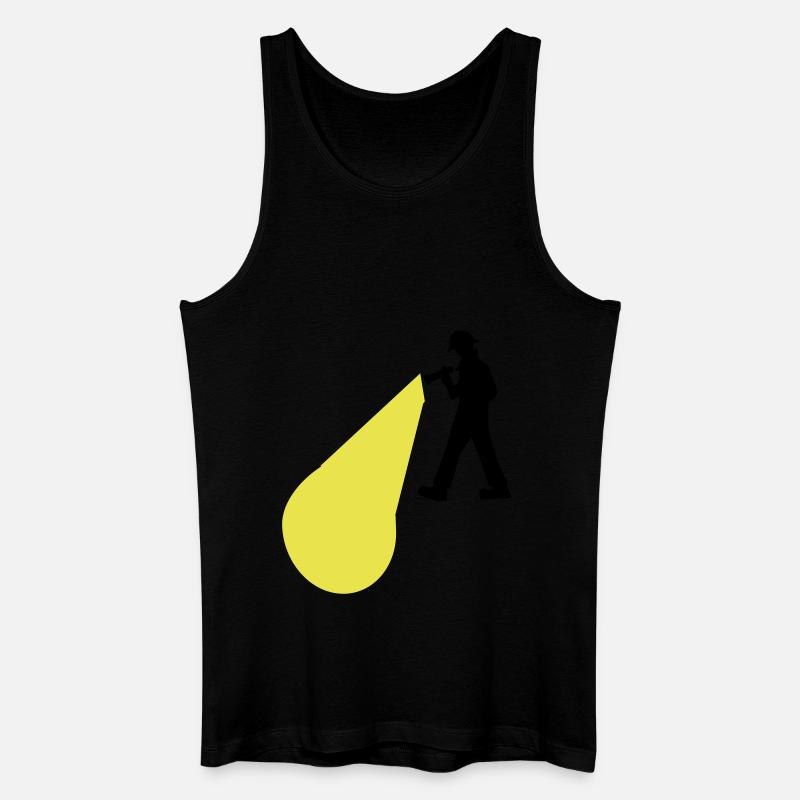 Detektiv - Männer Bio Tank Top - Schwarz