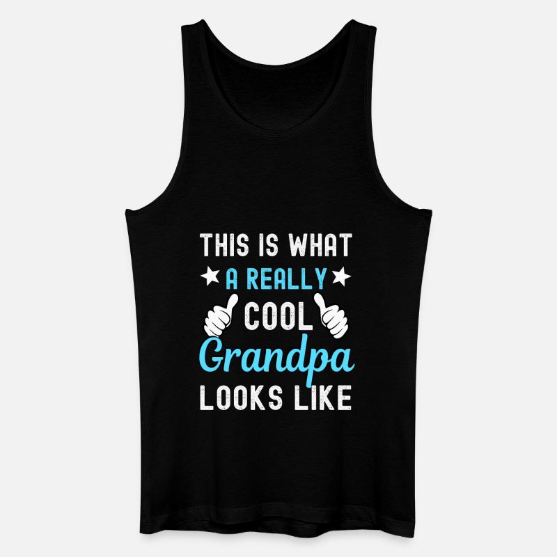 Bedstefar Bedstefar Bedstefar - Økologisk tanktop til mænd - sort