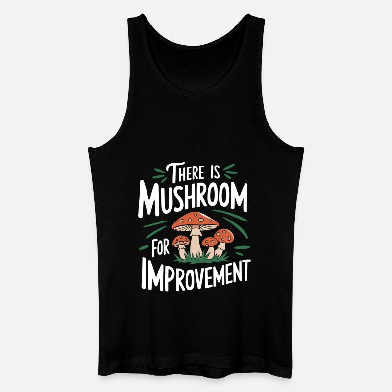 Champignons Champignons Champignon Champignon - Débardeur bio Homme - noir