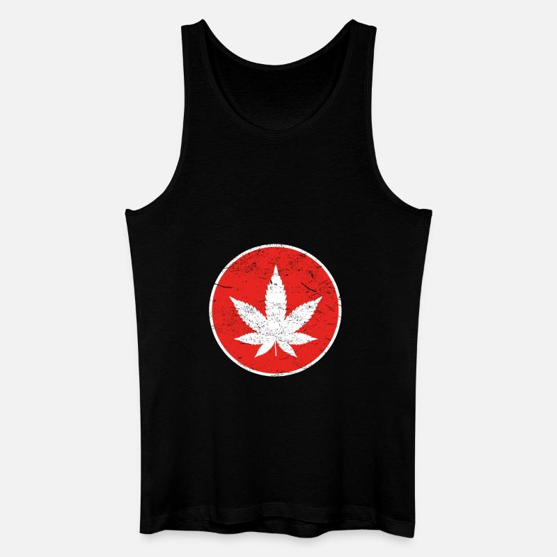 Geschenk reggea weed - Männer Bio Tank Top - Schwarz