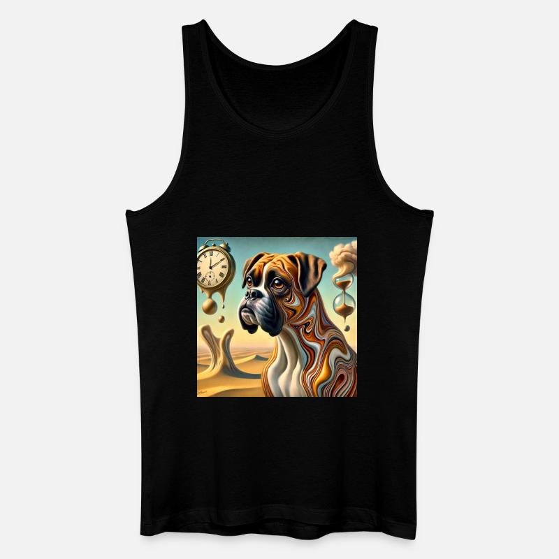 SalvadogDali - Männer Bio Tank Top - Schwarz