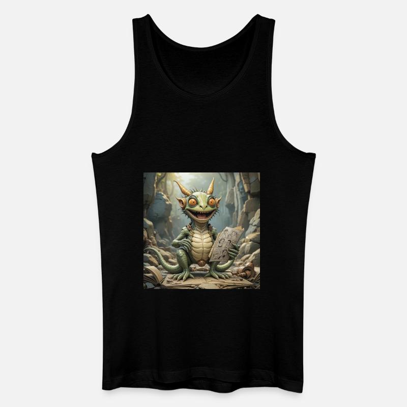 Golarius - Männer Bio Tank Top - Schwarz