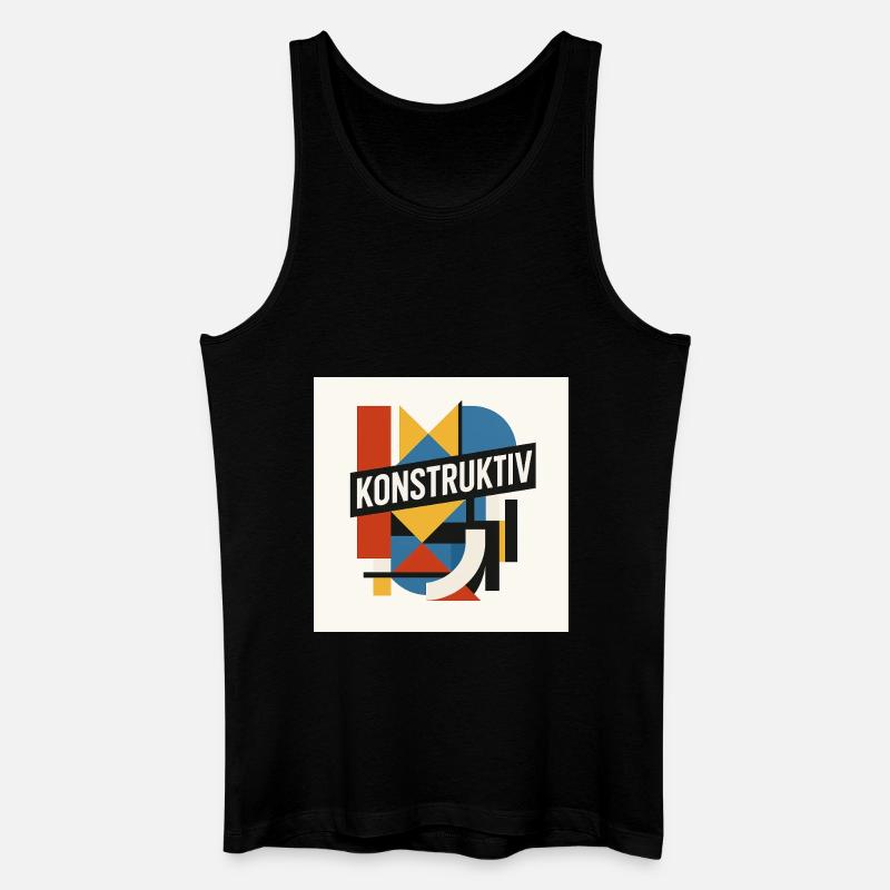 constructive - Men’s Organic Tank Top - black