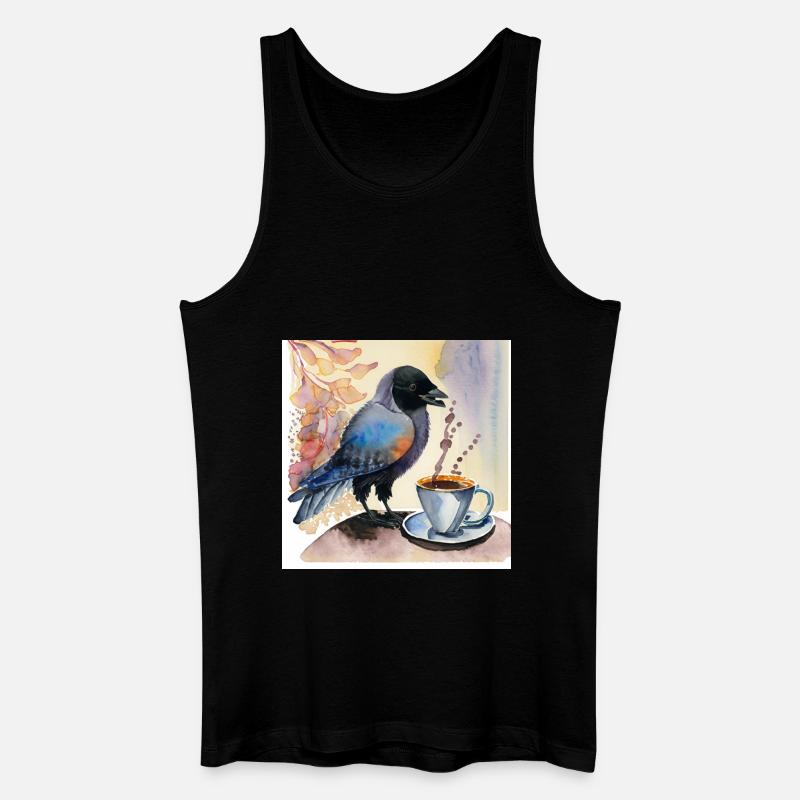 Dohle mit Dohle - Männer Bio Tank Top - Schwarz