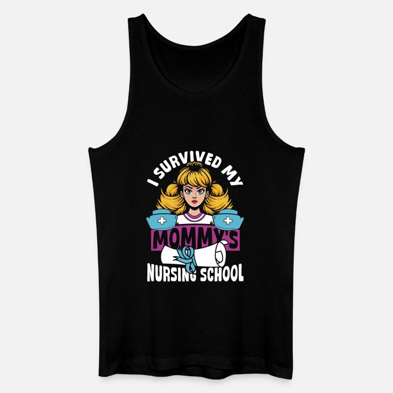 Abschluss Krankenschwester Krankenpflege Mutter - Männer Bio Tank Top - Schwarz