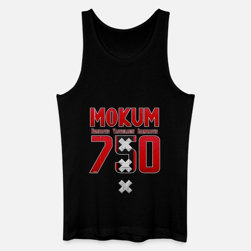 Amsterdam 750 HVB - Männer Bio Tank Top - Schwarz