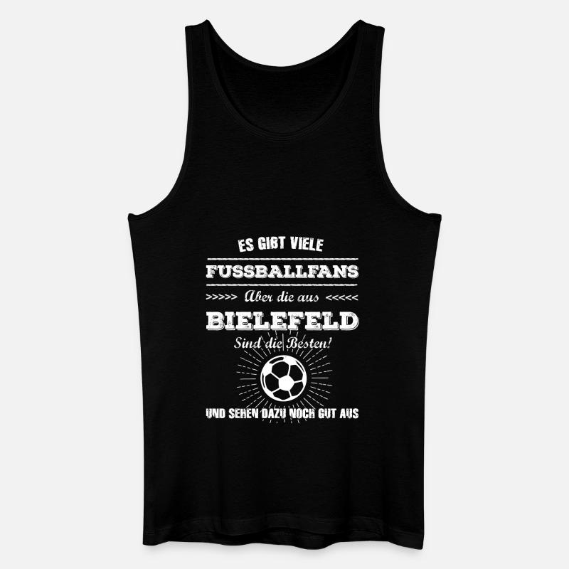 Bielefeld - Männer Bio Tank Top - Schwarz