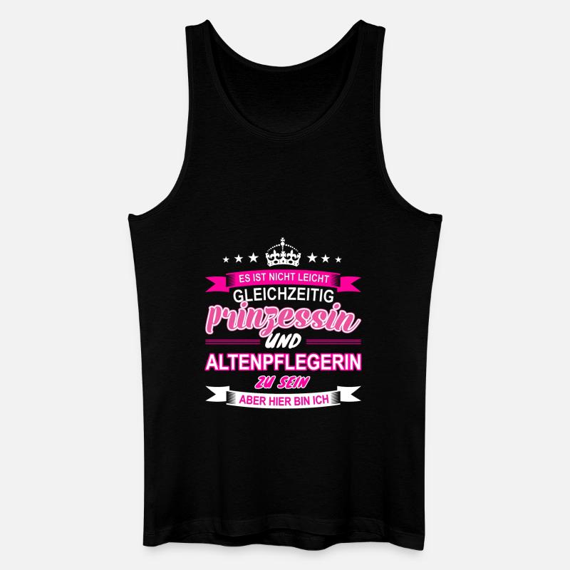 Altenpflegerin - Männer Bio Tank Top - Schwarz