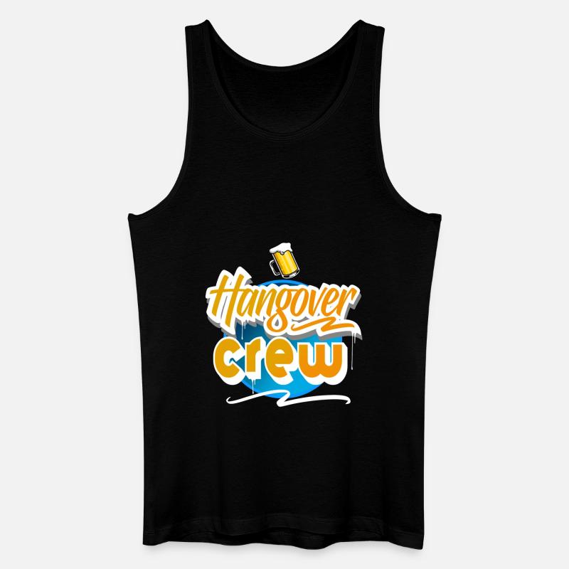 Hangover Crew - Männer Bio Tank Top - Schwarz