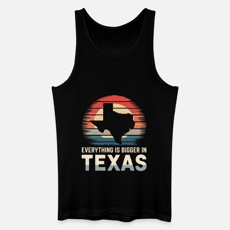 Texas State Texans Texas - Men’s Organic Tank Top - black