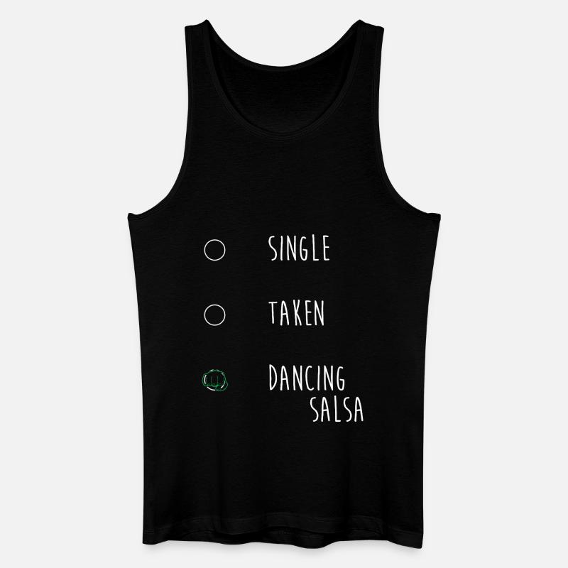 Danseuse de salsa Danseuse - Débardeur bio Homme - noir