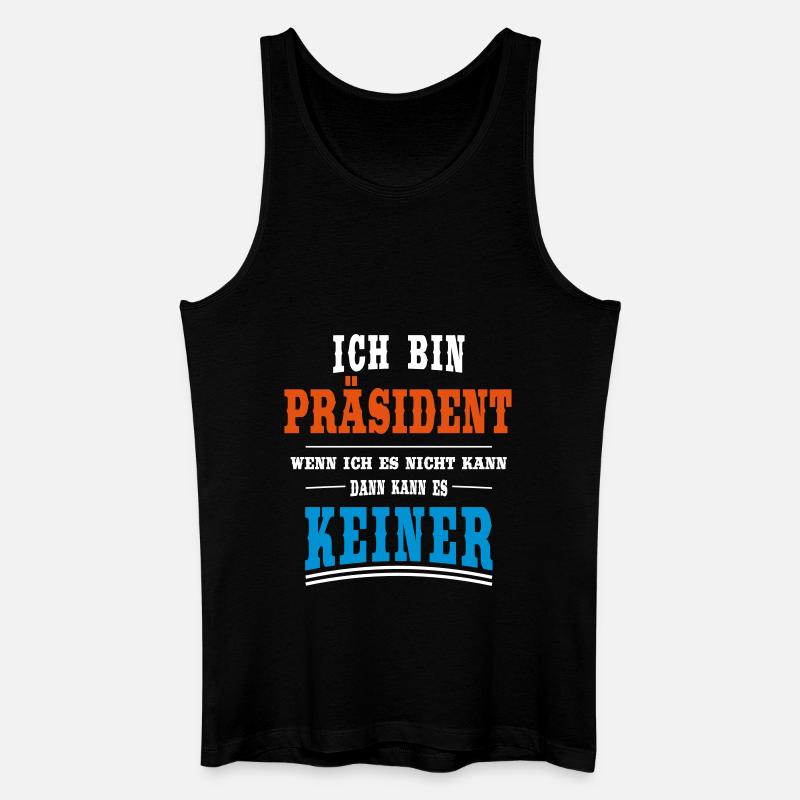 Präsident Beruf - Männer Bio Tank Top - Schwarz