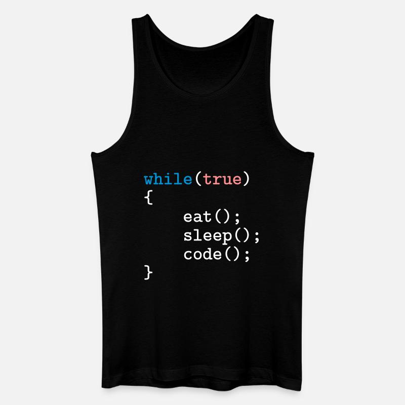 Programmierer, Software, Informatik, Developer - Männer Bio Tank Top - Schwarz