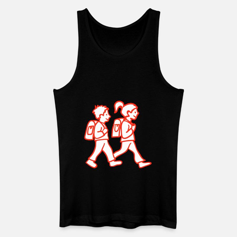 backpack suitcase backpack bag briefcase22 - Men’s Organic Tank Top - black