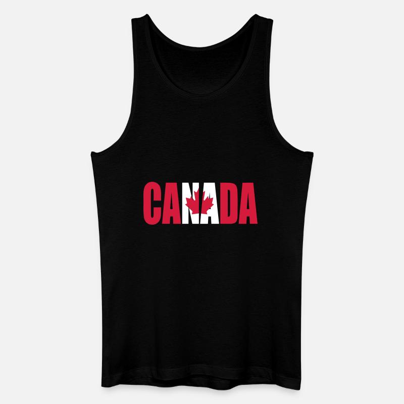 Canada - Kanada - Männer Bio Tank Top - Schwarz