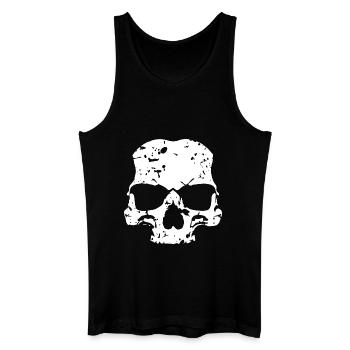 Skull - Men’s Organic Tank Top - black - Front