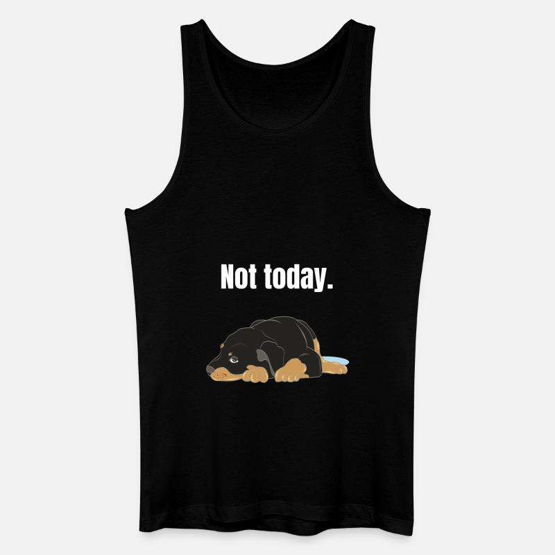 Rottweiler Geschenk - Männer Bio Tank Top - Schwarz