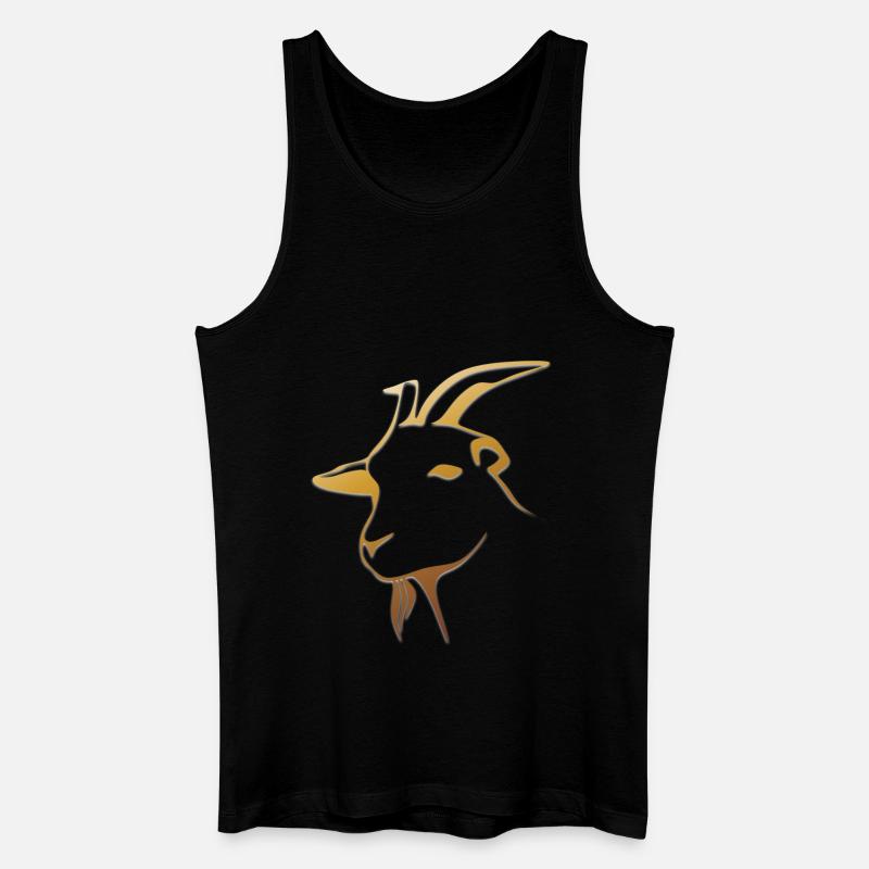 goat28 - Männer Bio Tank Top - Schwarz