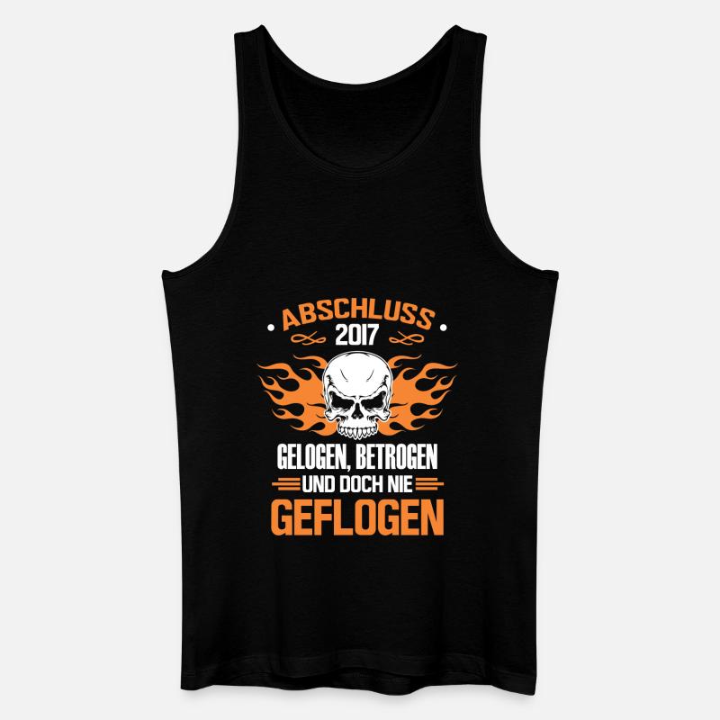 abschluss abitur 2017 - Männer Bio Tank Top - Schwarz