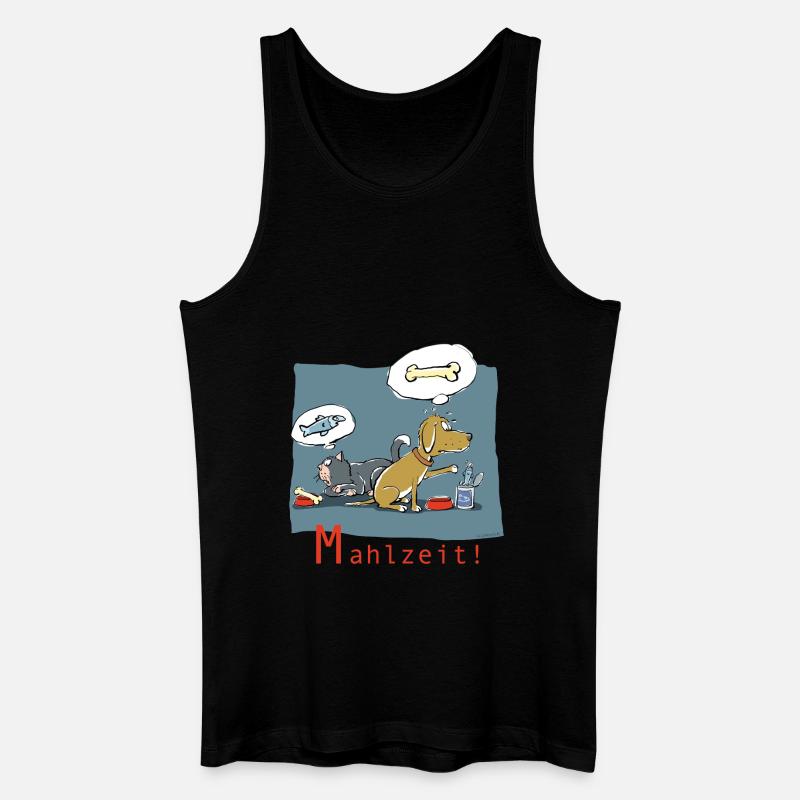 Mahlzeit! - Männer Bio Tank Top - Schwarz