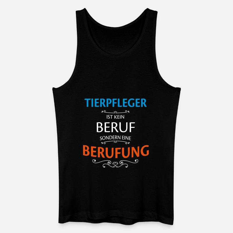 Tierpfleger Beruf - Männer Bio Tank Top - Schwarz
