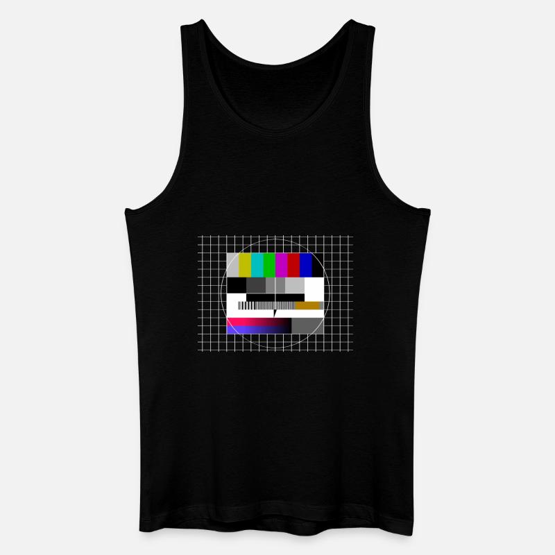 Testbild - Männer Bio Tank Top - Schwarz