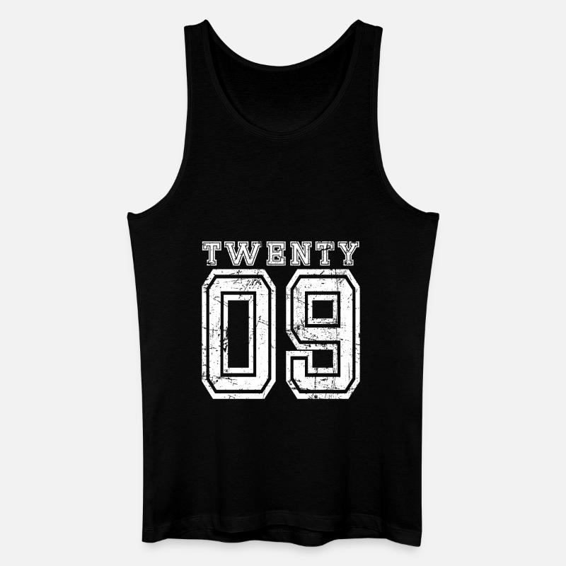 Twenty 2009 - Männer Bio Tank Top - Schwarz