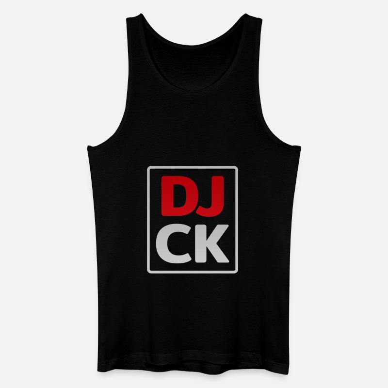 doublejack basic logo - Männer Bio Tank Top - Schwarz