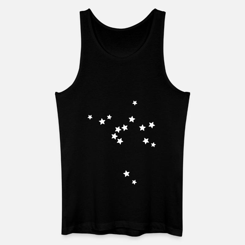 Sternbild Schütze - Männer Bio Tank Top - Schwarz
