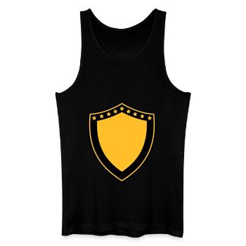Heraldic Shield - Männer Bio Tank Top - Schwarz - Vorne
