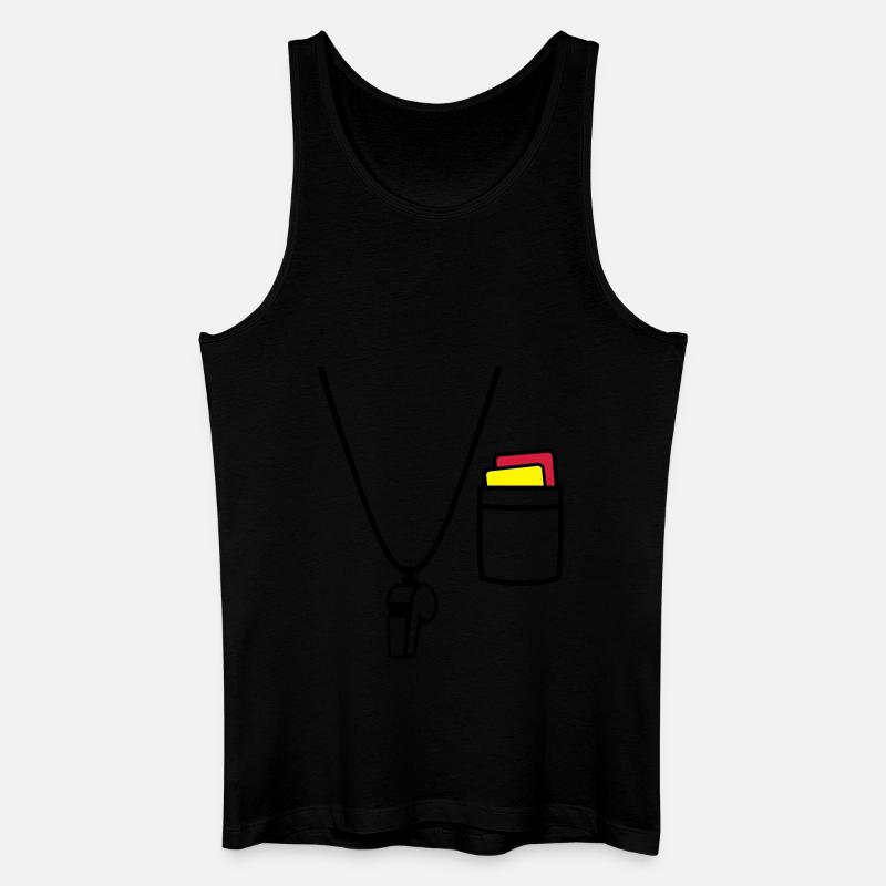 Schiedsrichter - Männer Bio Tank Top - Schwarz