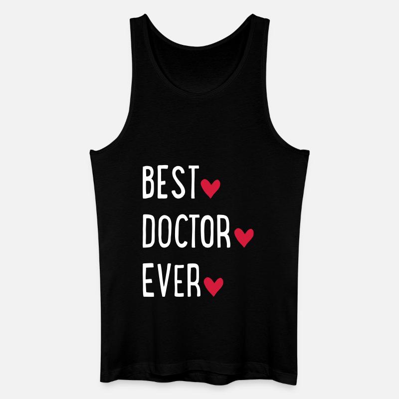 Arzt - Männer Bio Tank Top - Schwarz