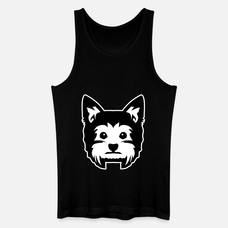 Yorkshire Terrier - Débardeur bio Homme - noir