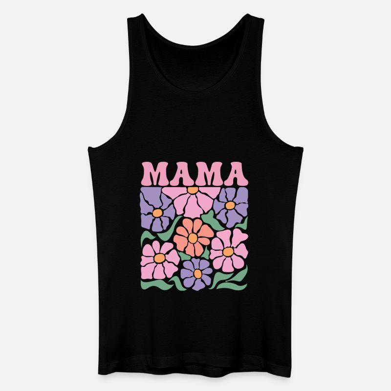 Mama - Männer Bio Tank Top - Schwarz