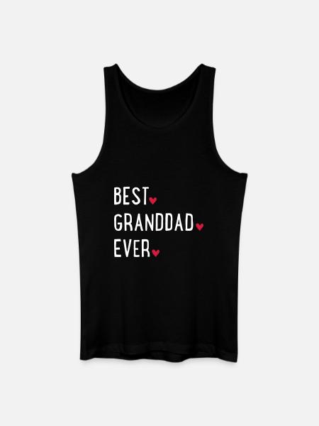 Opa - Männer Bio Tank Top - Schwarz