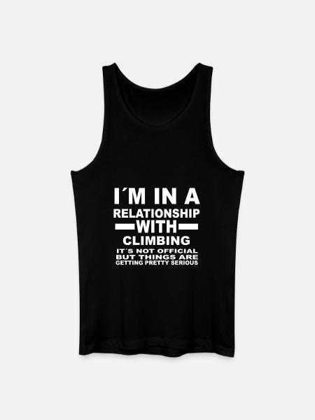 relation avec CLIMBING - Débardeur bio Homme - noir