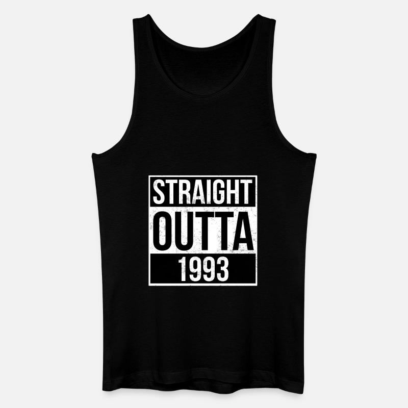Straight Outta 1993 - Männer Bio Tank Top - Schwarz