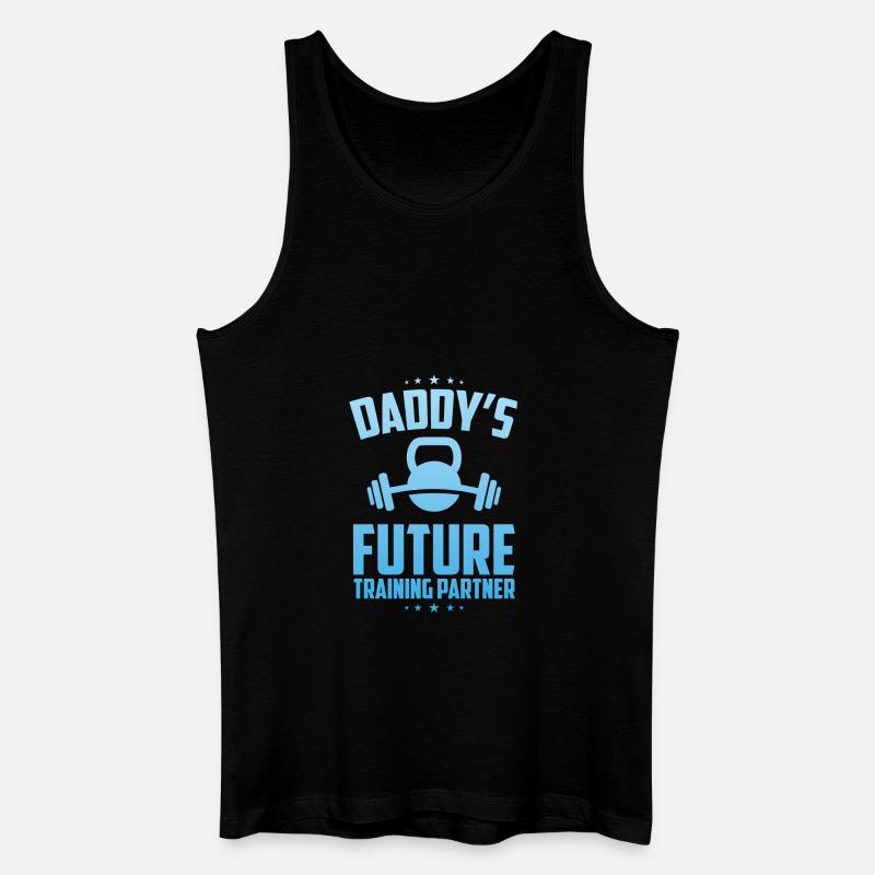 Daddys - Männer Bio Tank Top - Schwarz